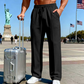 👖Men's Elastic Waist Drawstring Straight Leg Pants