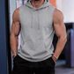 🔥 Sleeveless Hooded Sports Top💧 Moisture-wicking · Quick-drying and friction-resistant🧢 Hooded for sun protection and wind resistance · 🏋️ Perfect for weightlifting, running, or casual wear