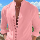 👕 50% OFF NOW! 🌊 Men's Linen Button Up Summer Beach Shirt – Breathable & lightweight – Relaxed fit, perfect for seaside vacations or sunny casual days ☀️