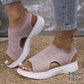 💐Women's Breathable Knit Platform Sandals – Air-permeable knit upper, cushioned sole & lightweight comfy summer footwear ✨