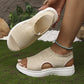 💐Women's Breathable Knit Platform Sandals – Air-permeable knit upper, cushioned sole & lightweight comfy summer footwear ✨