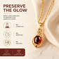 🔥2026 Hot Sale 50% OFF！！🎁Elegant Four-Leaf Clover Teardrop Necklace 14K gold plated, a symbol of good fortune,💎💖