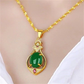 🔥2026 Hot Sale 50% OFF！！🎁Elegant Four-Leaf Clover Teardrop Necklace 14K gold plated, a symbol of good fortune,💎💖