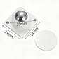 4 PCS Self-Adhesive Swivel Caster Wheels