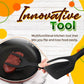 2-in-1 Kitchen Spatula Tongs – Food Grade Silicone Tips, Non-Stick, Heat Resistant, Long Handle ✨