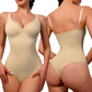 Seamless V-Neck Shapewear Bodysuit for Women