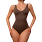 Seamless V-Neck Shapewear Bodysuit for Women