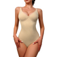 Seamless V-Neck Shapewear Bodysuit for Women