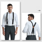 🧵👖🌀 Universal X-Shaped High-Elastic Suspenders – Stretchy & Breathable, No More Sagging Pants, Perfect for Work, Leisure, or Active Days 🏃‍♂️💨