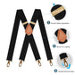 🧵👖🌀 Universal X-Shaped High-Elastic Suspenders – Stretchy & Breathable, No More Sagging Pants, Perfect for Work, Leisure, or Active Days 🏃‍♂️💨
