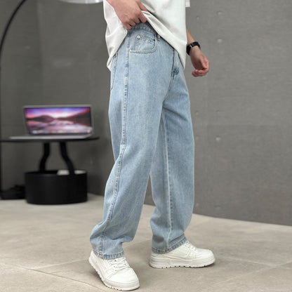 🎁2026 New Arrivals 50% OFF💥Men's Loose Fit Straight Leg Pants with Classic Pockets – Comfortable & breathable – Perfect for daily wear, work or casual days – relaxed, practical style 🌿
