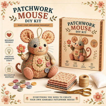 🏆️ 50% OFF 🎉 70K+ SOLD!  🥳Handcrafted Vintage Mouse Plush Sewing Kit