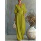 👗Women's V-Neck High Waist Wide Leg Jumpsuit – Flowy & lightweight – Flattering fit, perfect for summer events or resort wear – effortless elegance 🌸