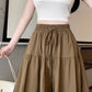 🎀 High Waist Wide-Leg Skorts with Ruffled Edges – Adjustable Fit & Flattering A-Line 👗