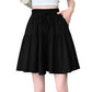 🎀 High Waist Wide-Leg Skorts with Ruffled Edges – Adjustable Fit & Flattering A-Line 👗