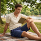 🌞Summer New Hot Selling 50% OFF🎁😎Men’s Summer Linen & Tencel™ Shorts ☀️  Relaxed Fit • Breathable, Drapey Fabric • Mid-Length Casual Style 🌿🇬🇧