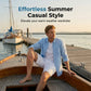 🌞Summer New Hot Selling 50% OFF🎁😎Men’s Summer Linen & Tencel™ Shorts ☀️  Relaxed Fit • Breathable, Drapey Fabric • Mid-Length Casual Style 🌿🇬🇧