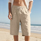 🌞Summer New Hot Selling 50% OFF🎁😎Men’s Summer Linen & Tencel™ Shorts ☀️  Relaxed Fit • Breathable, Drapey Fabric • Mid-Length Casual Style 🌿🇬🇧