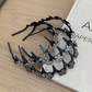 🎁New Arrival 50% OFF💥Wavy Crystal Headband Set - Lightweight Non-Slip Girly Feminine Hair Accessory, Sparkling Crystal-Accented Wave-Shape Band for Weddings & Everyday Wear, Girly Feminine Items