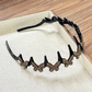 🎁New Arrival 50% OFF💥Wavy Crystal Headband Set - Lightweight Non-Slip Girly Feminine Hair Accessory, Sparkling Crystal-Accented Wave-Shape Band for Weddings & Everyday Wear, Girly Feminine Items