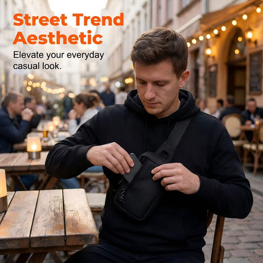 🎒 Urban Commuter Sling Bag for Men – Minimalist, Water-Resistant, Lightweight ✨