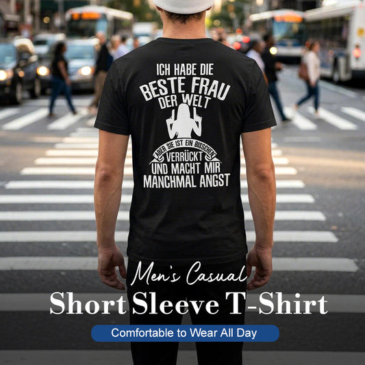 👕 Men's Casual Short Sleeve T-Shirt – Soft Fabric, Classic Fit, Everyday Essential ✨