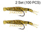 🌙✨50PCS Luminous Shrimp Lures – Glow in the Dark & Sharp Hooks 🦐🎣
