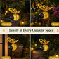 🌙🍃Hanging Solar Bee Light – Warm Amber Glow, Flicker-Free, Perfect for Garden Parties, Camping, or Kids’ Rooms – Spread Joy Day and Night 🌞🌜