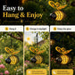 🌙🍃Hanging Solar Bee Light – Warm Amber Glow, Flicker-Free, Perfect for Garden Parties, Camping, or Kids’ Rooms – Spread Joy Day and Night 🌞🌜