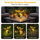 🌙🍃Hanging Solar Bee Light – Warm Amber Glow, Flicker-Free, Perfect for Garden Parties, Camping, or Kids’ Rooms – Spread Joy Day and Night 🌞🌜