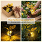 🌙🍃Hanging Solar Bee Light – Warm Amber Glow, Flicker-Free, Perfect for Garden Parties, Camping, or Kids’ Rooms – Spread Joy Day and Night 🌞🌜