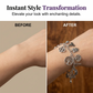 📿✨ Vintage Pagan Charm Bracelet – Spiritual Symbols, Antique Silver, Bohemian Style 🌙