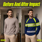 💥Crewneck Color Block Long Sleeve T-Shirt – High-contrast & breathable – Athletic fit, perfect for training or casual streetwear 🔥🌿