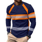 💥Crewneck Color Block Long Sleeve T-Shirt – High-contrast & breathable – Athletic fit, perfect for training or casual streetwear 🔥🌿