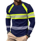 💥Crewneck Color Block Long Sleeve T-Shirt – High-contrast & breathable – Athletic fit, perfect for training or casual streetwear 🔥🌿