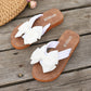 👡🎀 Elegant Retro Bow Flat Sandals – 50% OFF! Vintage charm, cushioned comfort, chic bow detail – step into effortless style. ✨