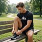 ⏳Time-Limited Special⏰Men's Short Sleeve T-Shirt & Drawstring Shorts Set – Geometric Print, Breathable, Versatile 🔥