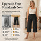 👖Women's High-Waisted Stretch Cropped Pants