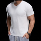 🎁2026 New Arrivals 50% OFF💥Breathable V-Neck Knit Tee – Textured Finish, Athletic Fit, Gym to Street 🏋️