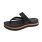 👡 Women’s Woven Strap Platform Flip-Flops👣 – Cushioned, Non-Slip & Summer-Ready