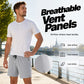 🩳✨ Men's Quick Dry Sports Shorts with Zipper Pockets – Breathable, Stretch, Zip Pocket 🏃