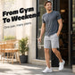 🩳✨ Men's Quick Dry Sports Shorts with Zipper Pockets – Breathable, Stretch, Zip Pocket 🏃