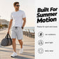 🩳✨ Men's Quick Dry Sports Shorts with Zipper Pockets – Breathable, Stretch, Zip Pocket 🏃