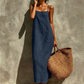 ⏰Women's Casual Solid Color Slip Dress