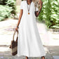 🥳SUMMER HOT SALE🥳💞50K+ SOLD!💥50% OFF! 👗Women's Short Sleeve V-Neck Maxi Dress