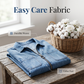 👗Summer Hot Sale - Up to 50% OFF⚡50K+ SOLD!🎁Women Casual Denim Shirt Dress Loose Lapel Short Sleeve Zipper Dress with Pockets