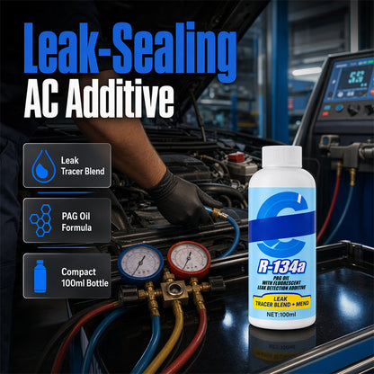 🚗 Car Air Con Leak Sealer with UV Dye – Restore Cold Air Fast ❄️ Easy DIY Solution