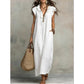🥳SUMMER HOT SALE🥳💞50K+ SOLD!💥50% OFF! 👗Women's Casual Sleeveless V-Neck Ruffle Dress