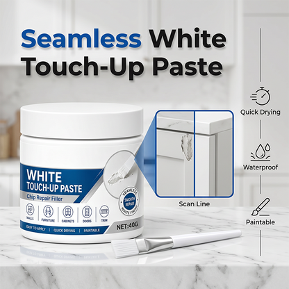 🔥Buy 2 Get 1 Free🎁White Furniture Touch-Up Paste with Brush