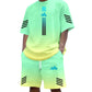 👕 50% OFF NOW! ☀️ Men's Summer T-Shirt & Shorts Set – Gradient design, breathable & lightweight – Perfect for hot days & casual outings 🩳